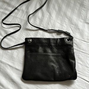 Margot Soft Leather Black Crossbody